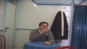brunette tranny Giving head & Riding cock