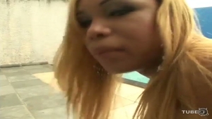 lustful cum Starving shelady Takes fascinating Latin ramrod In her anal