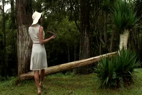 busty ladyman groupdrilled outdoors