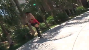blonde And busty this babemale Handle her Flesh Baton