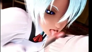 3d anime Mhelp gets sucking And Riding Sthis chabmale cock