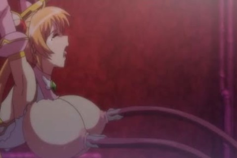 anime coed with big melon breasts hard banged by shemale anime