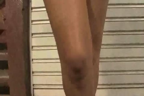 Joy Spears Plays With thowdys chabr shlong On A Staircase
