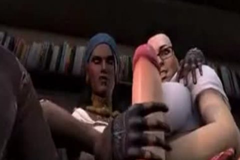 lovely 3D tranny Fuckin