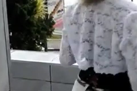 blonde shemale Takes It In The butthole