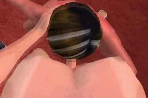 3D Cartoon Hunk Getting Double Teamed By Some shemales